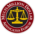 multi million dollar advocate forum badge