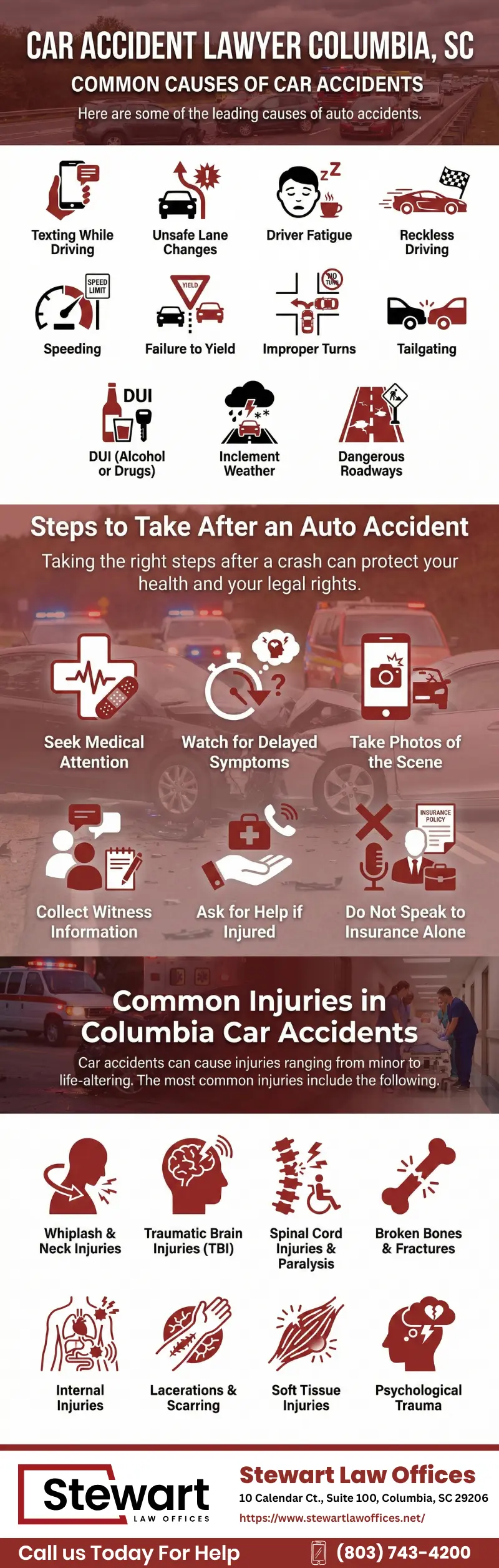 Columbia Car Accident Lawyers