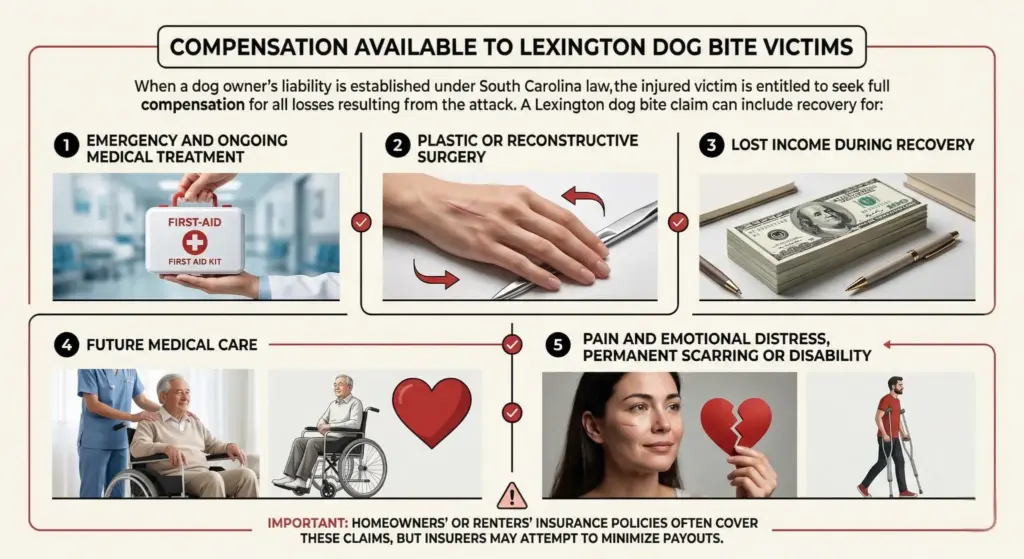 Compensation Available to Lexington Dog Bite Victims